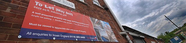 An image of the Innes England banners
