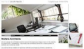 A thumbnail image of the Walters Architects website